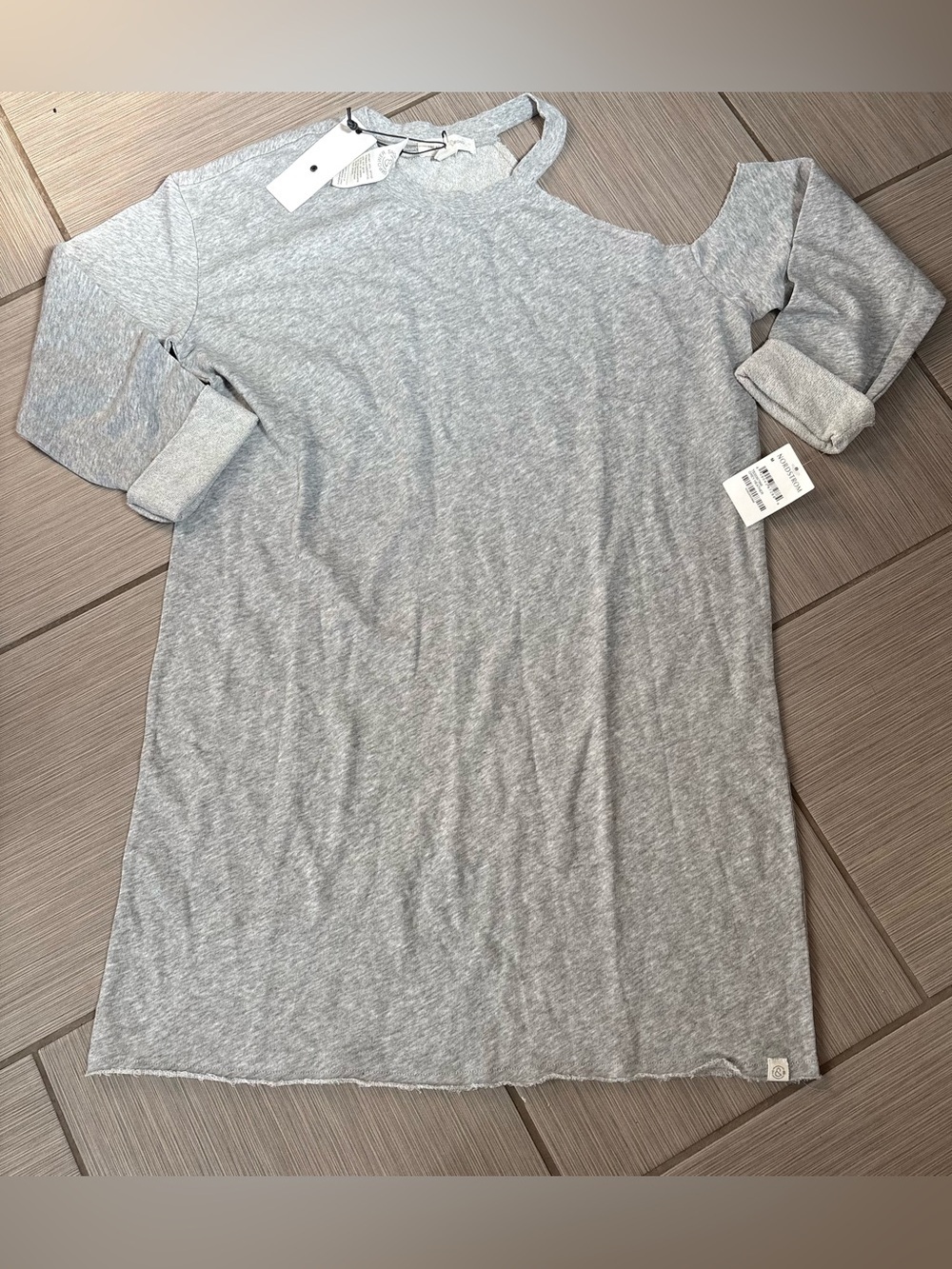 Treasure & Bond Heather Gray Mini Dress